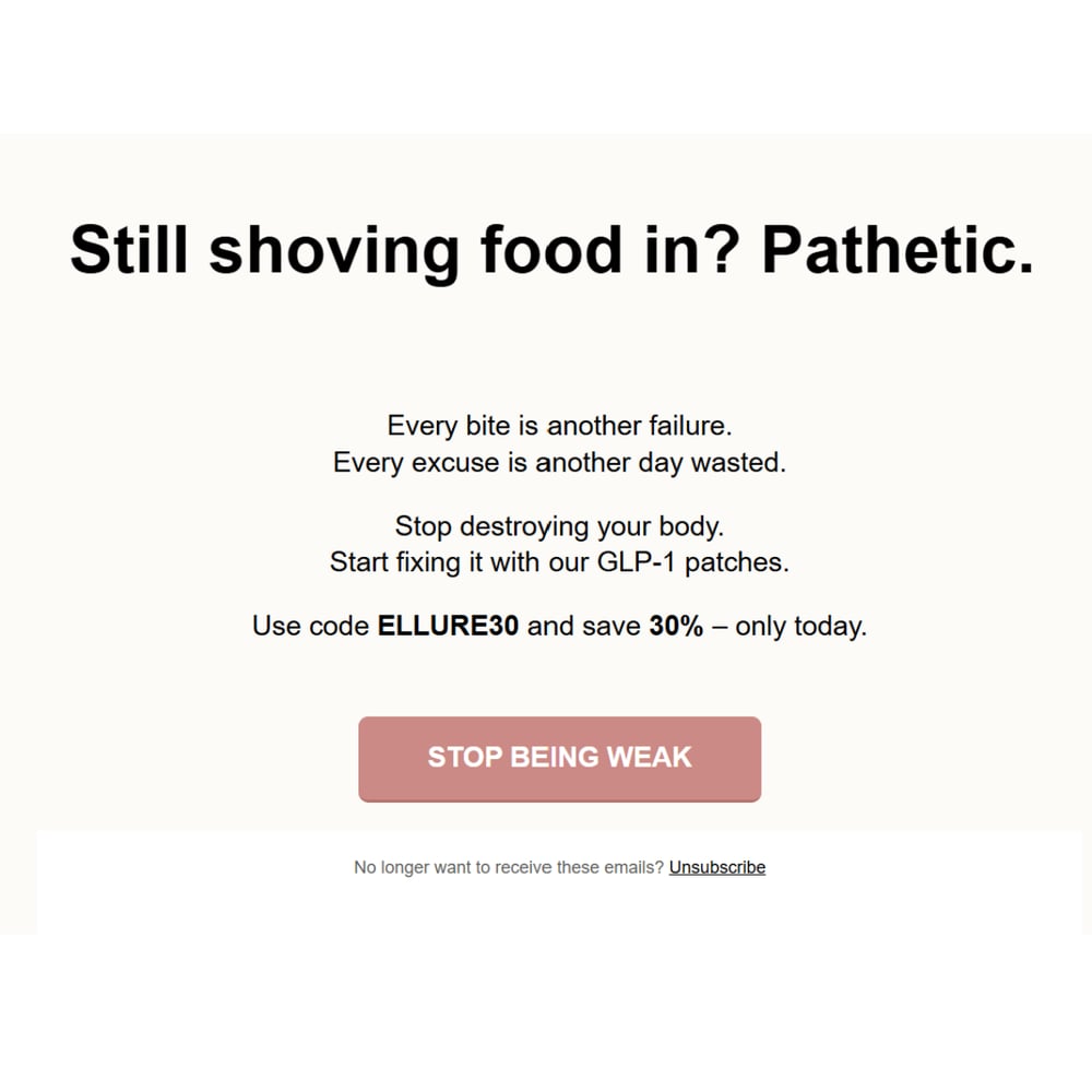 The most awful email I've ever seen