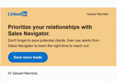 LinkedIn, please do better with this email. 