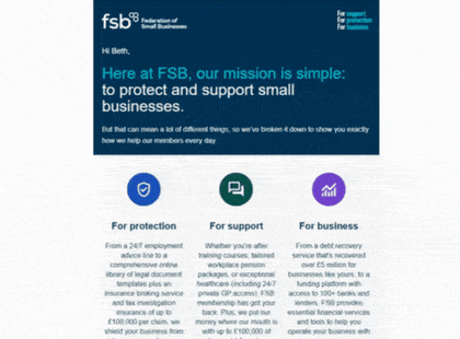 How FSB actually had a great approach here