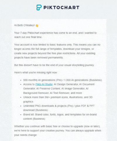 B2B SaaS Email flow didn't really do what they wanted