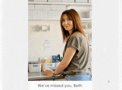 They convinced me. I usually HATE we miss you emails, but this one was good!