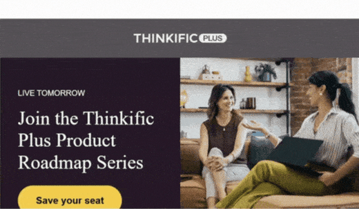 Did Thinkific think I would care? 