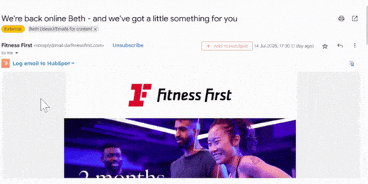 Fitness first told me something I didn't care about - they assumed and that's the killer of email marketing.